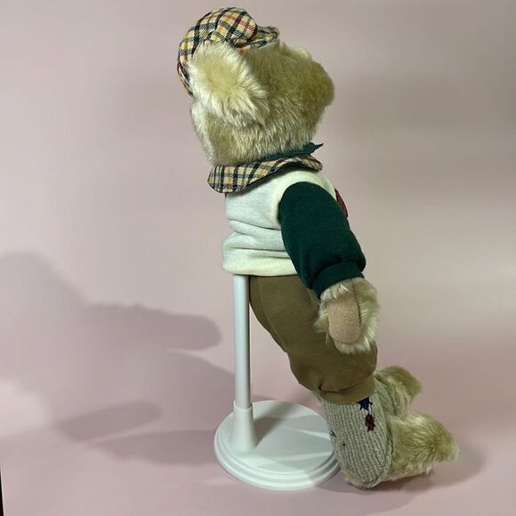 Crosby Brass Button Bears Sports Bear Golfer Player 12" with Standard Plush EUC - Picture 3 of 9